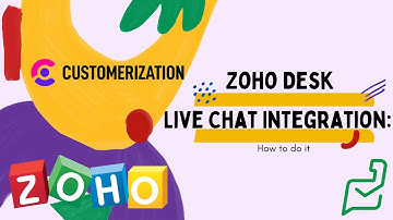 Integrating live chat into Zoho Desk 2022 | Live Chat Zoho Desk