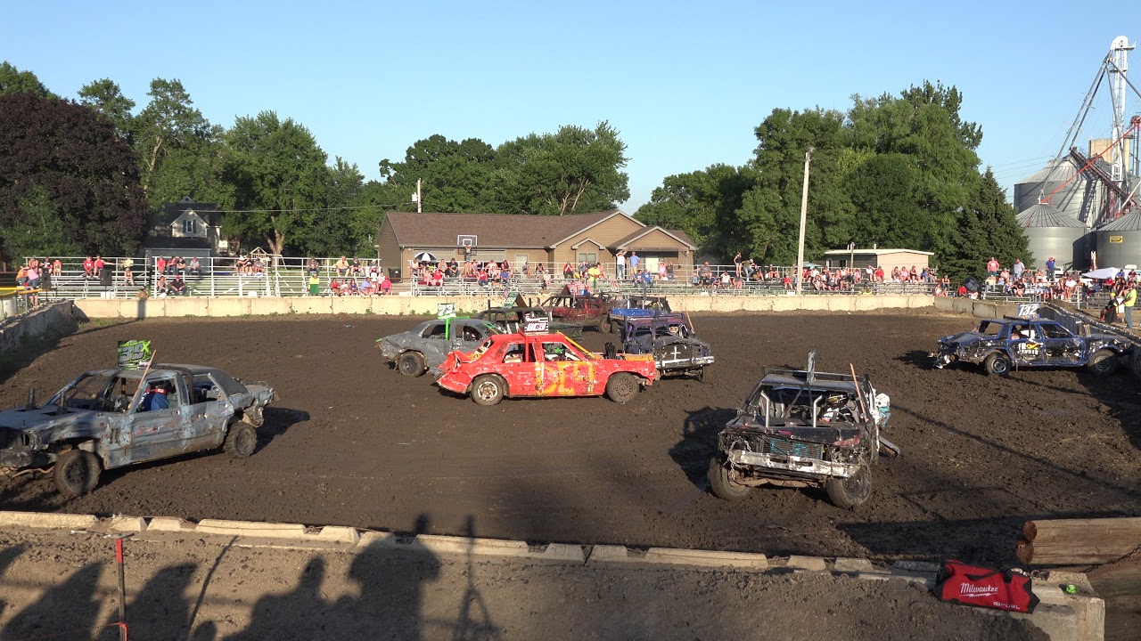 2020 Inwood, IA Demolition Derby Full Size 80's & Newer Hobo YouTube