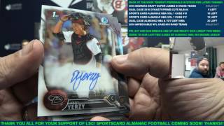 2016 Bowman Draft Picks & Prospects SUPER JUMBO Case Break #4