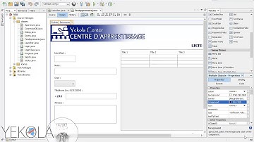 Java - barre de menu