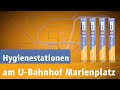 Mvg news hygienestationen am ubahnhof marienplatz