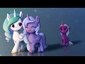 Mlp princess celestia luna  queen opaline arcana  tribute  paradise what about us