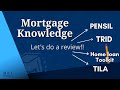 Mortgage Knowledge - (PENSIL, TRID, Home Loan Toolkit, TILA) Help passing the NMLS Exam