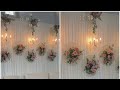 Diy round floor hoop backdrop