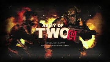 Army of Two: The 40th Day Title Screen (HD)