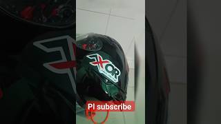 Applying Stickers On Axor Apex Glossy Black Helmet