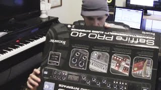 Focusrite Saffire Pro 40 UNBOXING (New Studio Gear!) Audio FireWire Interface