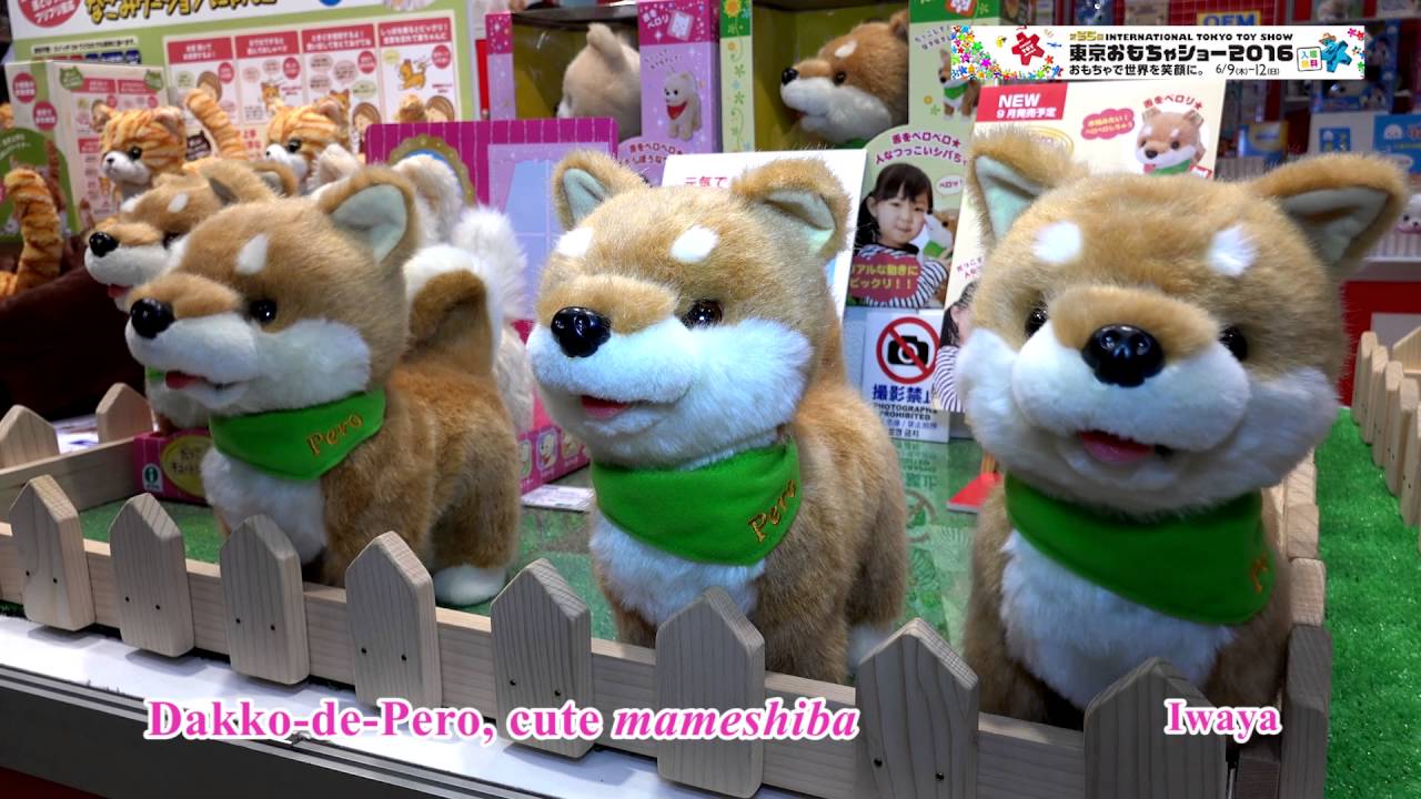 2016 International Tokyo Toy Show: Dakko-de-Pero, cute mameshiba | nippon.com