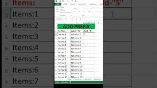add word before text in excel | EXCEL