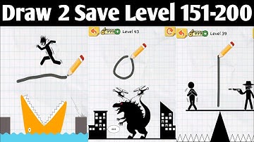 Draw 2 Save: Stickman Puzzle All Levels 151-200 Gameplay Android IOS