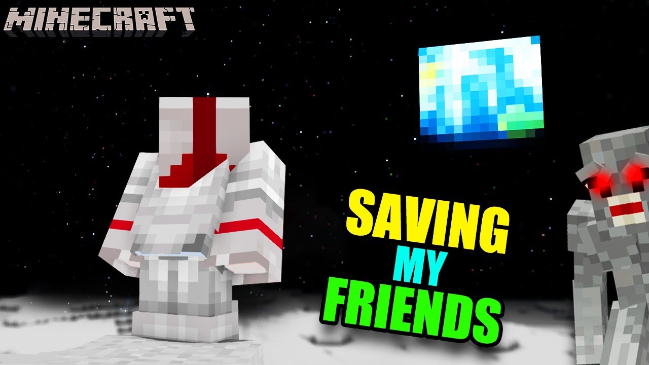 My Friends Get Kidnapped By Aliens Traveling Moon In Minecraft HINDI 