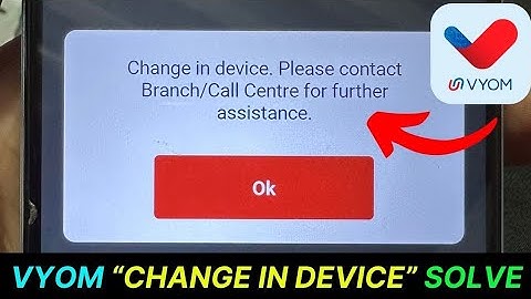 📲 Vyom App Device Change Problem Fix | Login Not Working Solution | Mobile Banking Error 2025