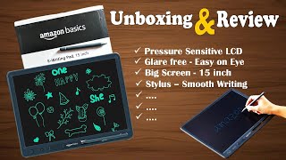 Amazon Basics Magic Slate 15-inch Writing Tablet #Unboxing #Review #TechGadgets  #AmazonBasics #tech