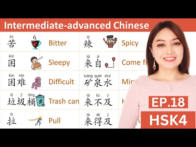 EP.18 . HSK4 level Chinese words and sentences with explanation