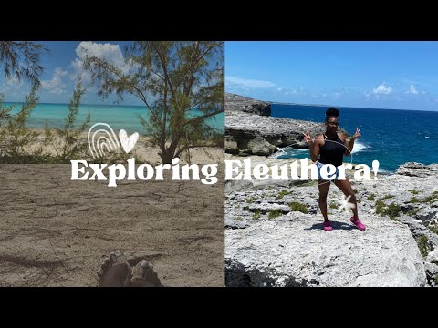 Exploring Eleuthera Bahamas North Eleuthera Mini Vlog Queensbath Sapphirehole Glasswindowbridge