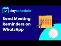 How to Send Meeting Reminder on WhatsApp