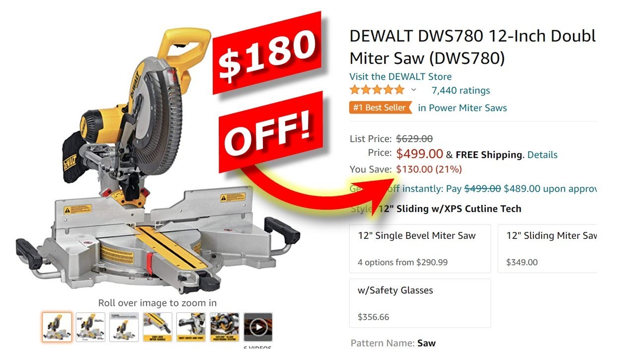 dewalt miter saw