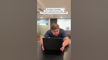 Running to my laptop after finding out how to get 3 months of Semrush Premium for FREE  #semrush