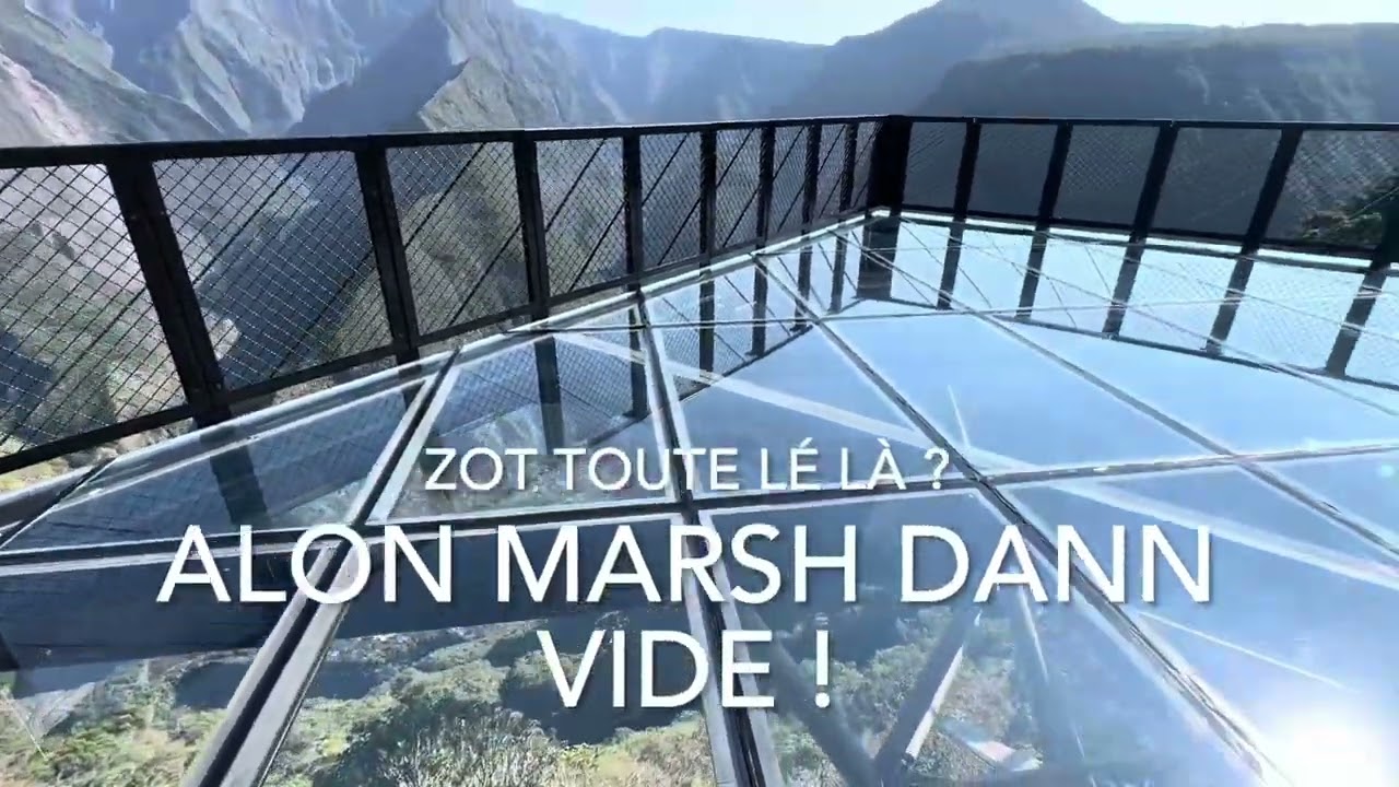 Belvédère de Bois Court (le Tampon) : prêt à marcher au-dessus du vide ? 