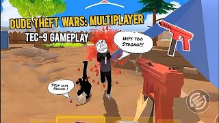 Dude Theft Wars: Multiplayer - TEC-9 Gameplay: