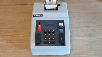 Facit 1207 Adding Machine