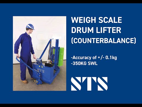 Counterbalance Drum Lifter with Weigh Scales (DTP08-R500-LC)