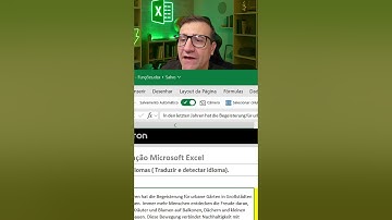 Tradução de textos no Excel  #byeverton #excel #planilhas #microsoft