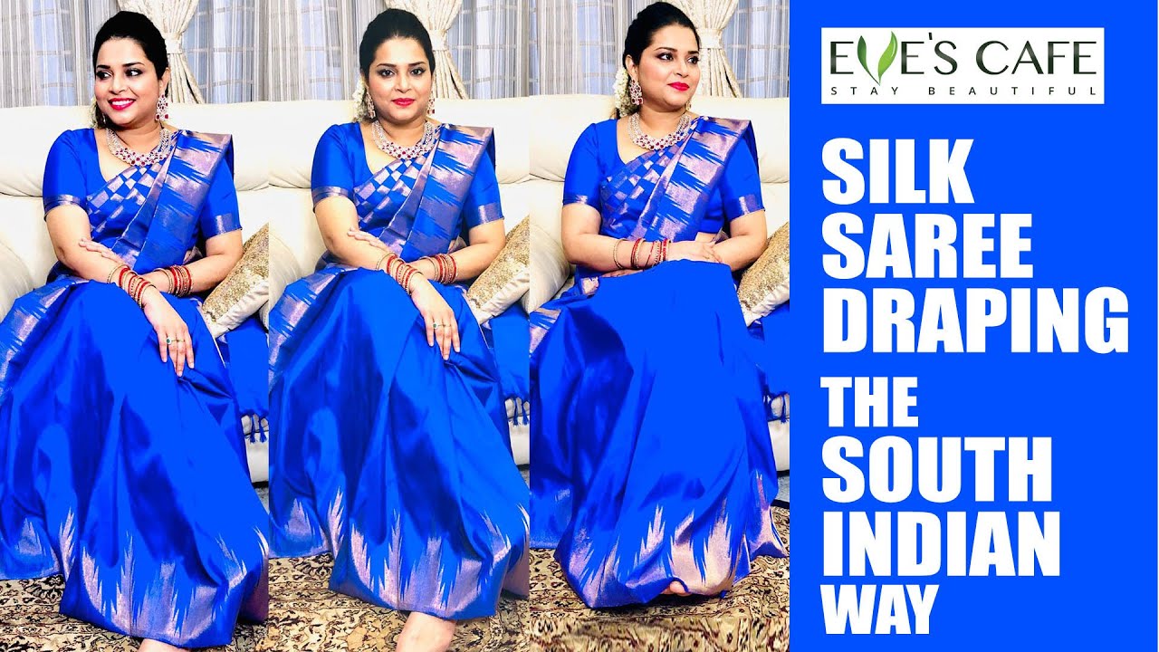 IndiaGlitz - Tamil on X: How to Drape Saree Silk Saree In Easy Way, Bridal Saree Look In Tamil