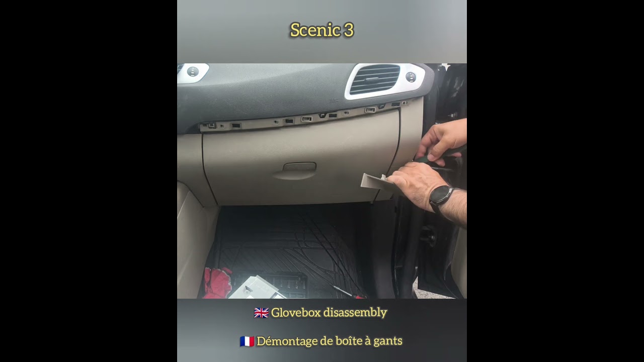 Boîte à Gants Renault Scenic – Référence 681087806R – Gris KNG – D’occasion Vérifiée