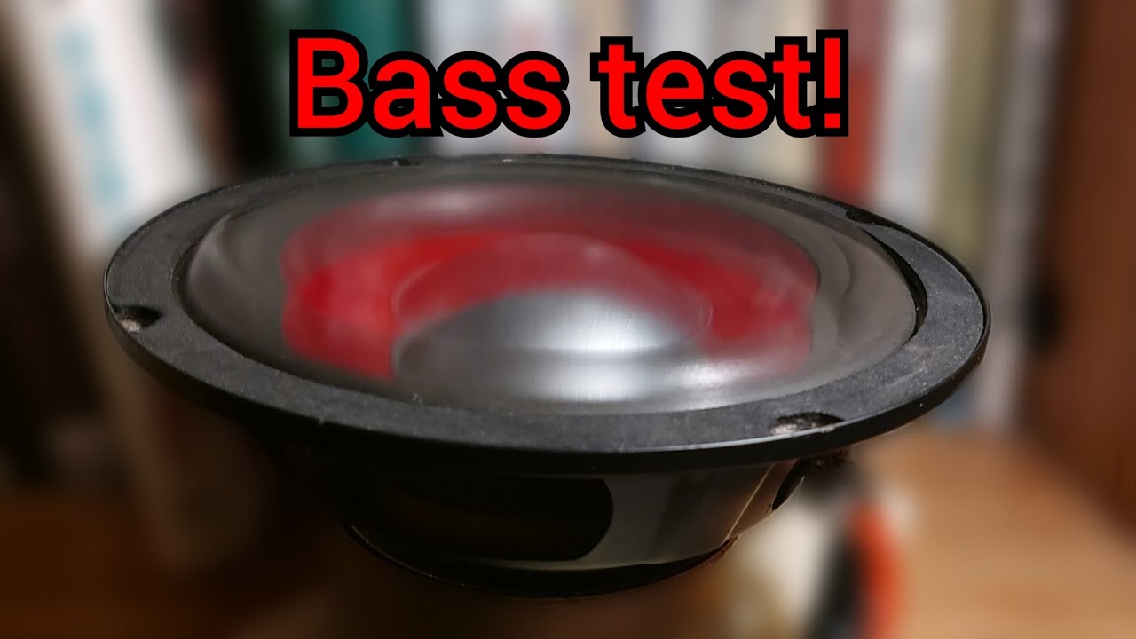 6,5 " subwoofer bass test! YouTube