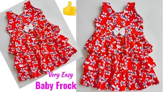 Layer Frill Baby Frock Cutting And Stitching Baby Frock Cutting And Stitching 2-3 Year