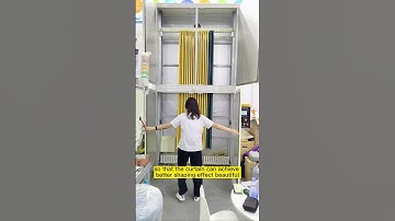 Vertical curtain setting machine