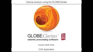 Velocity analysis in GLOBEClaritas screenshot 4
