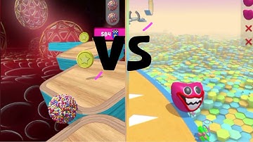 GOING BALLS vs ACTION BALLS - SpeedRun Gameplay Android iOS #120