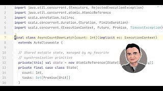 Implementing a CountDownLatch (async and dirty)