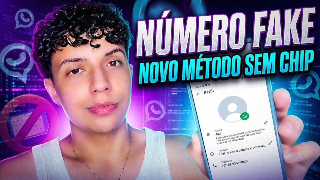 🚀COMO CRIAR NÚMERO VIRTUAL BRASILEIRO PARA WHATSAPP (Passo a Passo 2026) 🇧🇷💜