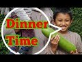 How to cook bangla khodu with rohu fish curry  cooking fish and khodu