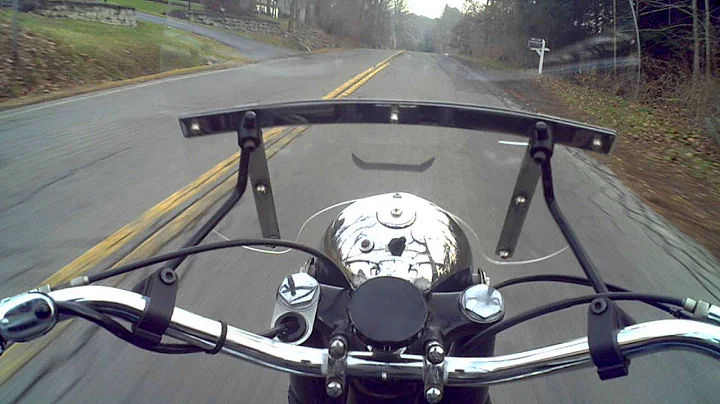 BSA A65 "Bitsa" on the road