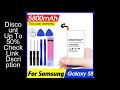 5800mah EB-BG950ABE Battery for Galaxy S8 Sm-g9508 G950f G950a G950t G950u Mobile Phone Bateria