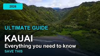 Kauai Travel Guide 2026 — Watch This BEFORE You Go (Na Pali, Waimea & More)