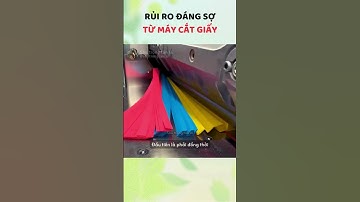 Lưỡi dao máy cắt giấy nguy hiểm đến mức nào #sautrongtanla