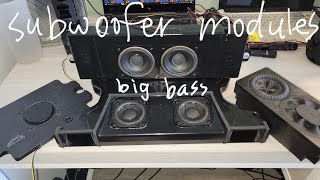 Subwoofer Modules: Samsung, Tang Band, Sony & Philips