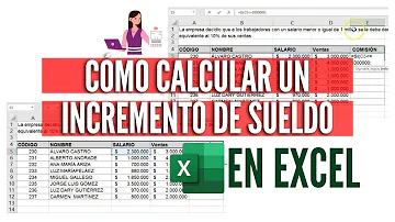 ¿Cómo hacer un aumento de sueldo en Excel?