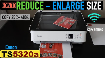 Enlarge or Reduce Copy Size In Canon Printer.