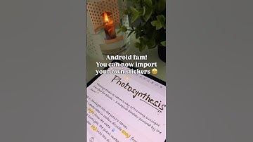 The sticker update is live now🤩 Android users can add their own stickers to Noteshelf! #noteshelf