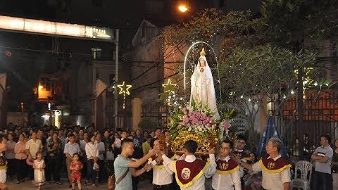 RƯỚC KIỆU ĐỨC MẸ KHAI MẠC THÁNG MÂN CÔI