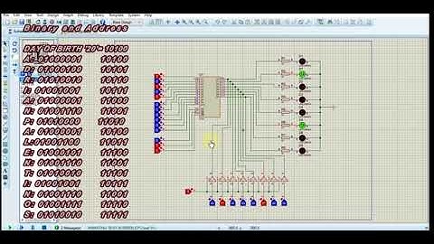 Activity 2: Simulation of Semiconductor Memory using 6116 SRAM and PROTEUS