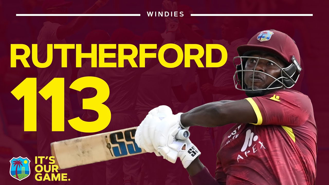 Shar Rutherford Sherfane Rutherford Amazing 113 | Innings Highlights - YouTube