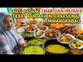 NASI PADANG ENAK DAN MURAH DEKAT BANDARA INTERNASIONAL MINANGKABAU SUMATERA BARAT