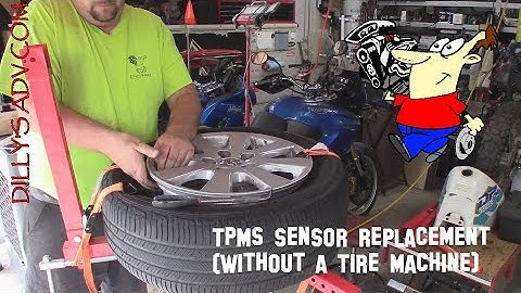 TPMS sensor without a tire machine - The hard way